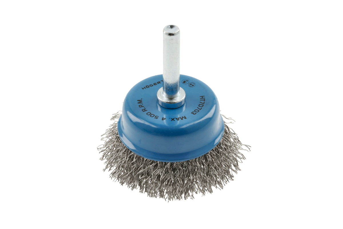 Šepetys 50 mm, su kotu nerūdijančio plieno viela 0,3 mm